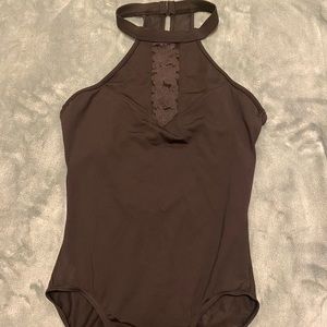 Bloch Halter-neck Floral leotard